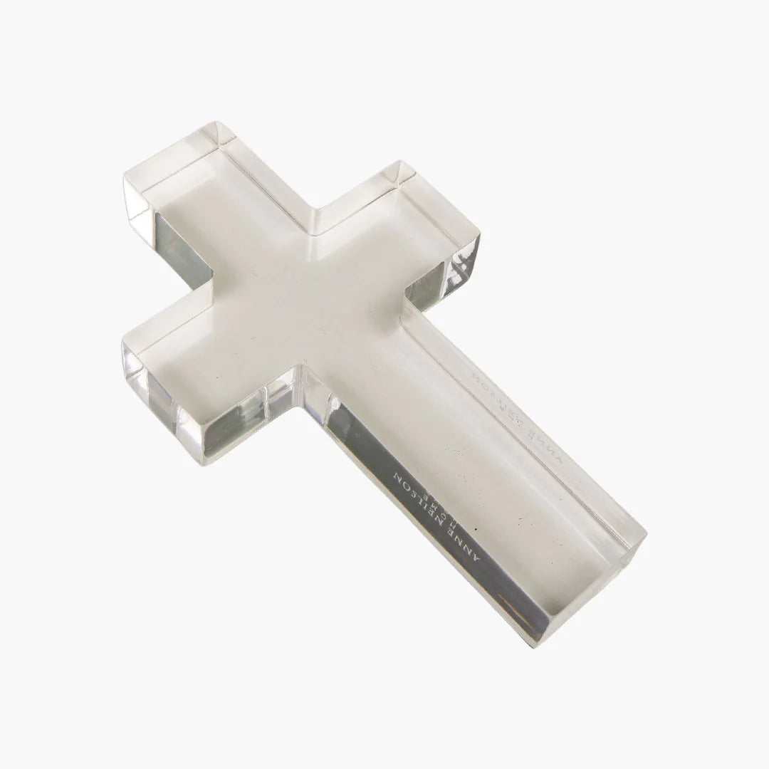 Large Clear Acrylic Cross