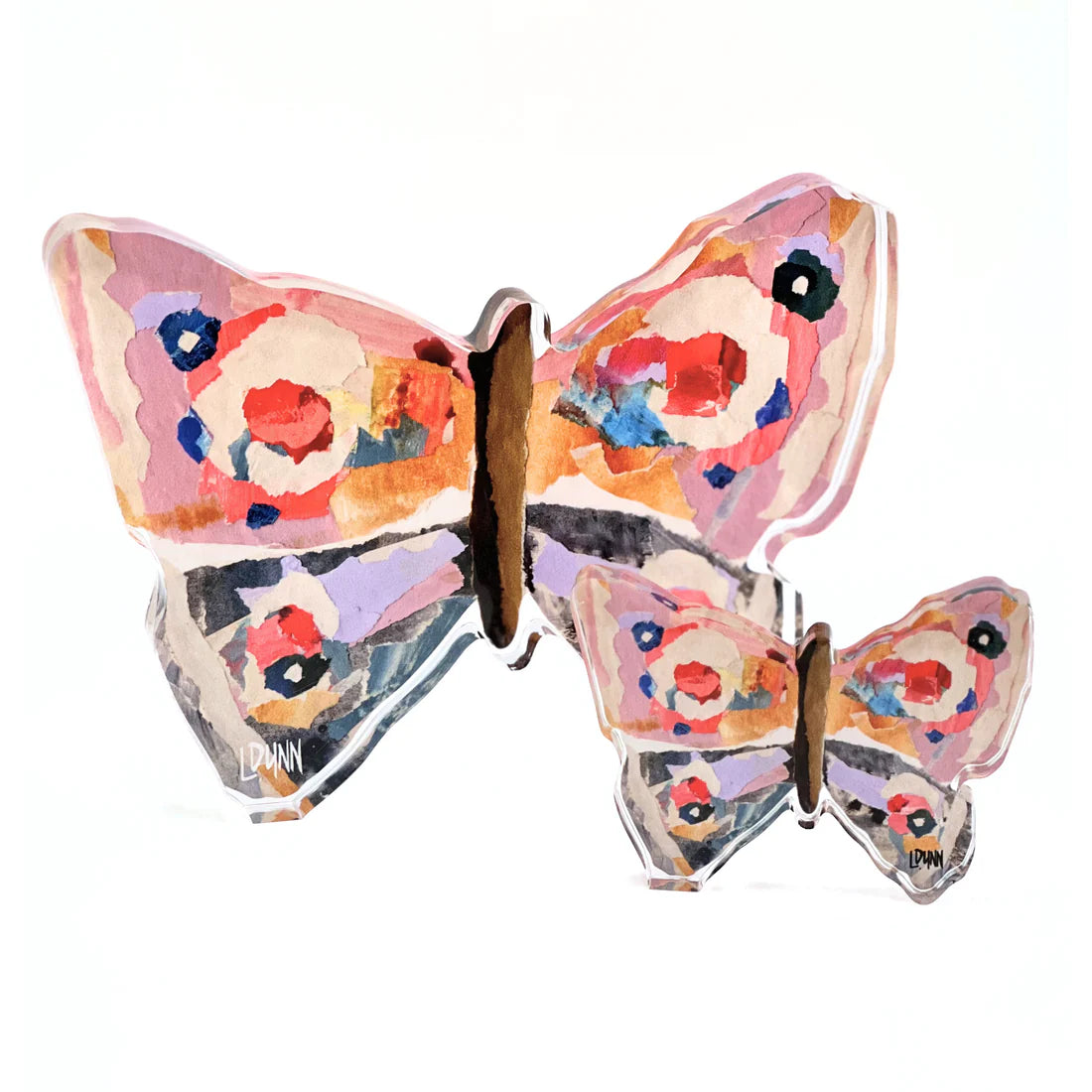 Lavender Haze Acrylic Butterfly - Bitty Block