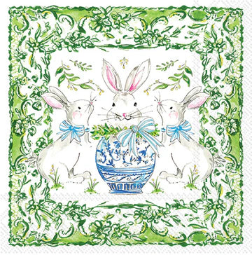 Easter Bunnies LUNCHEON NAPKIN
