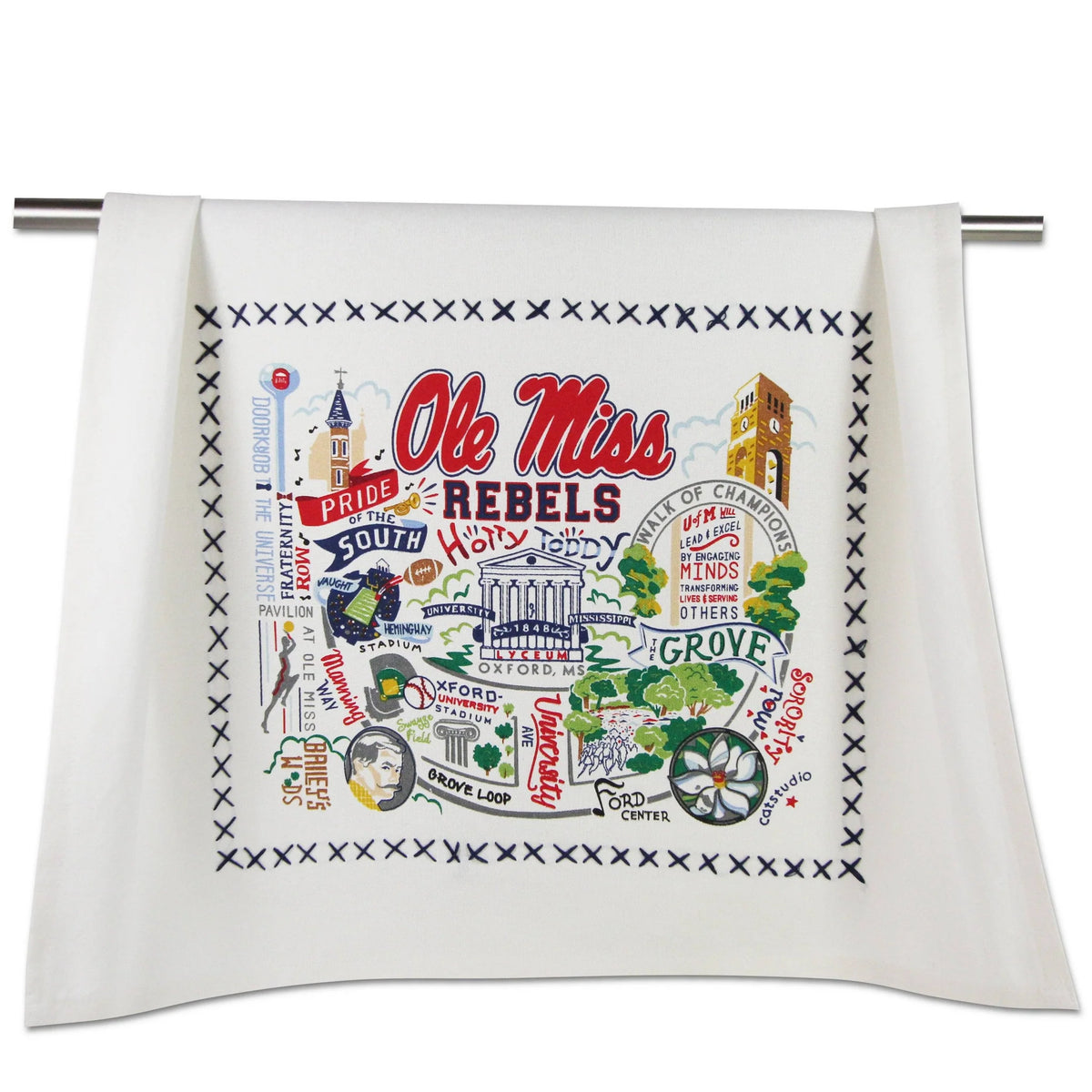 Ole Miss Tea Towel