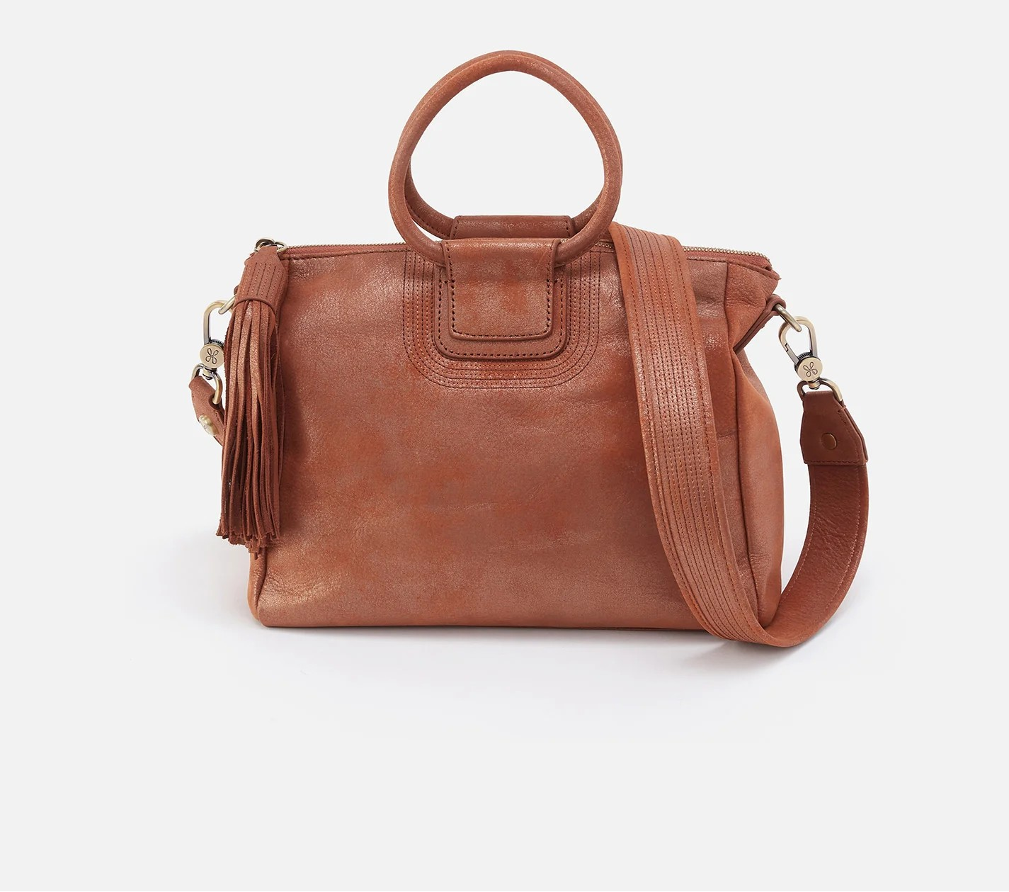 Sheila Medium Satchel - Patina