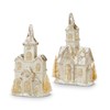 9 Mercury Glass Lighted Church