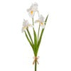 23" Real Touch White Iris Bundle