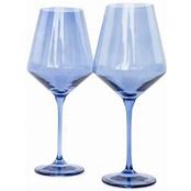 Stemware Wine Set/2-Cobalt Blue