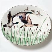 Wildlife Mallard Large Oval Platter