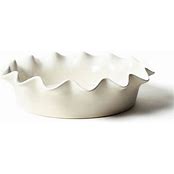 Signature White Deep Pie Dish 9in