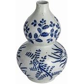 Hand Painted Stoneware Vase