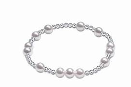 enewton Extends - Hope Unwritten Sterling 6mm Bead Bracelet - Pearl