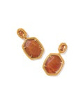 DAPHNE ENAMEL FRAME DROP EARRINGS
