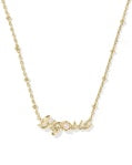 BIG SIS DELICATE SHORT NECKLACE Gold Freshwater Cultured Pearl