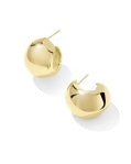 Kaitlin Hoop Earring - Gold Metal