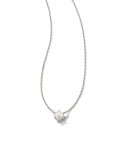 Ashton Pearl Pendant Necklace - RHOD