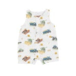 Farm Machines Shortie Romper
