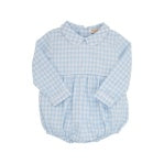 Lslv Bradford Bubble Flannel - Beale Street Blue Gingham/Worth Ave White