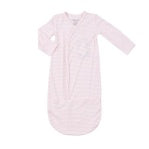 Pink Stripe Bundle Gown 0-3M