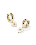 Sasha Heart Huggie Earring Gold