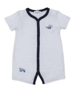 Construction Trucks Short Playsuit