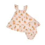 Peaches Twirly Sundress & Diaper Cover