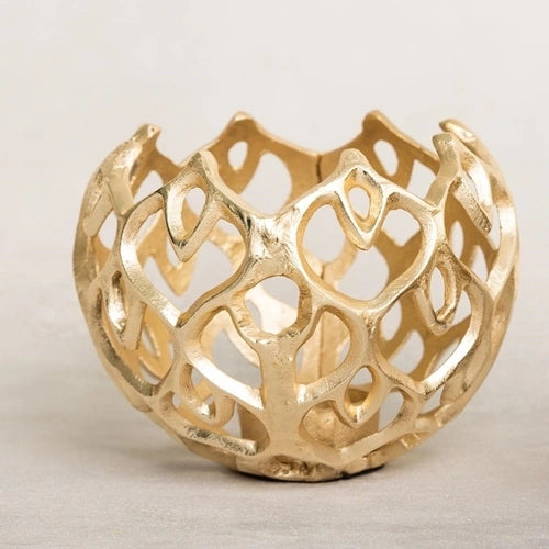 Gold Diamond Medium Votive