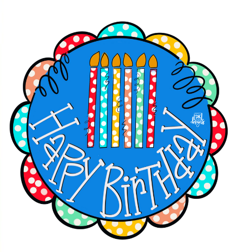 Birthday Circle Door Hanger