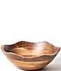 Wood 21 Ruffle Bowl