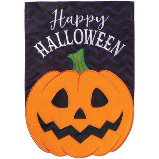 Happy Halloween Pumpkin Garden Flag