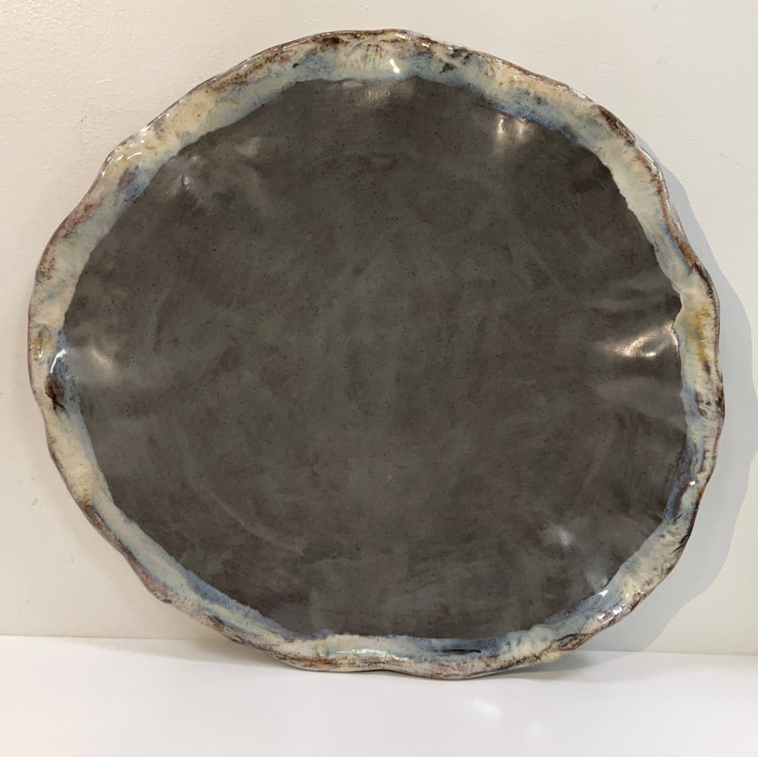 Freeform Platter - Gray