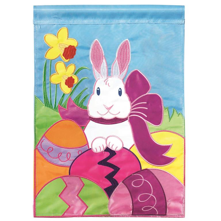 Garden Flag Easter Bunny