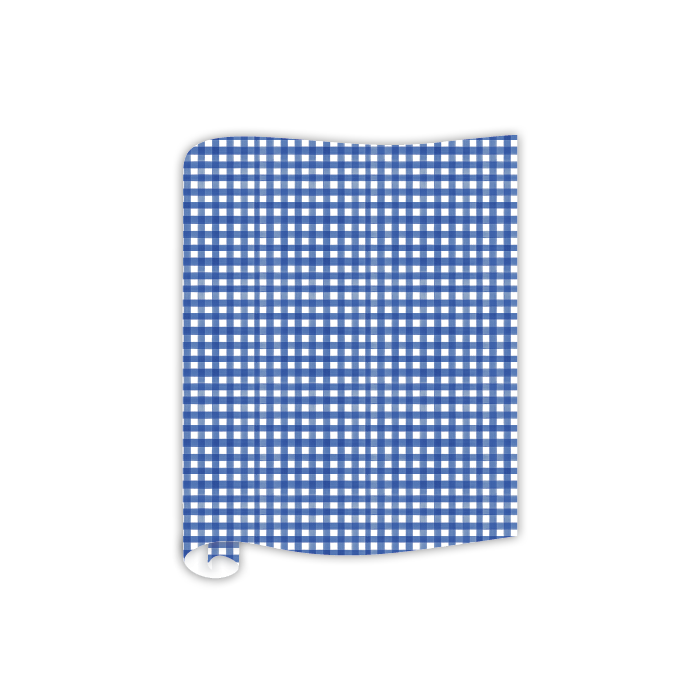 Blue Gingham Table Runner