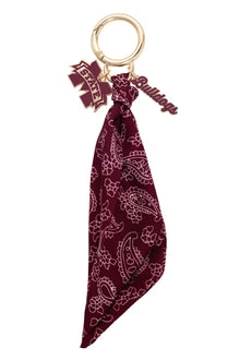 MS State Bulldogs Logo Bandana Bag Charm
