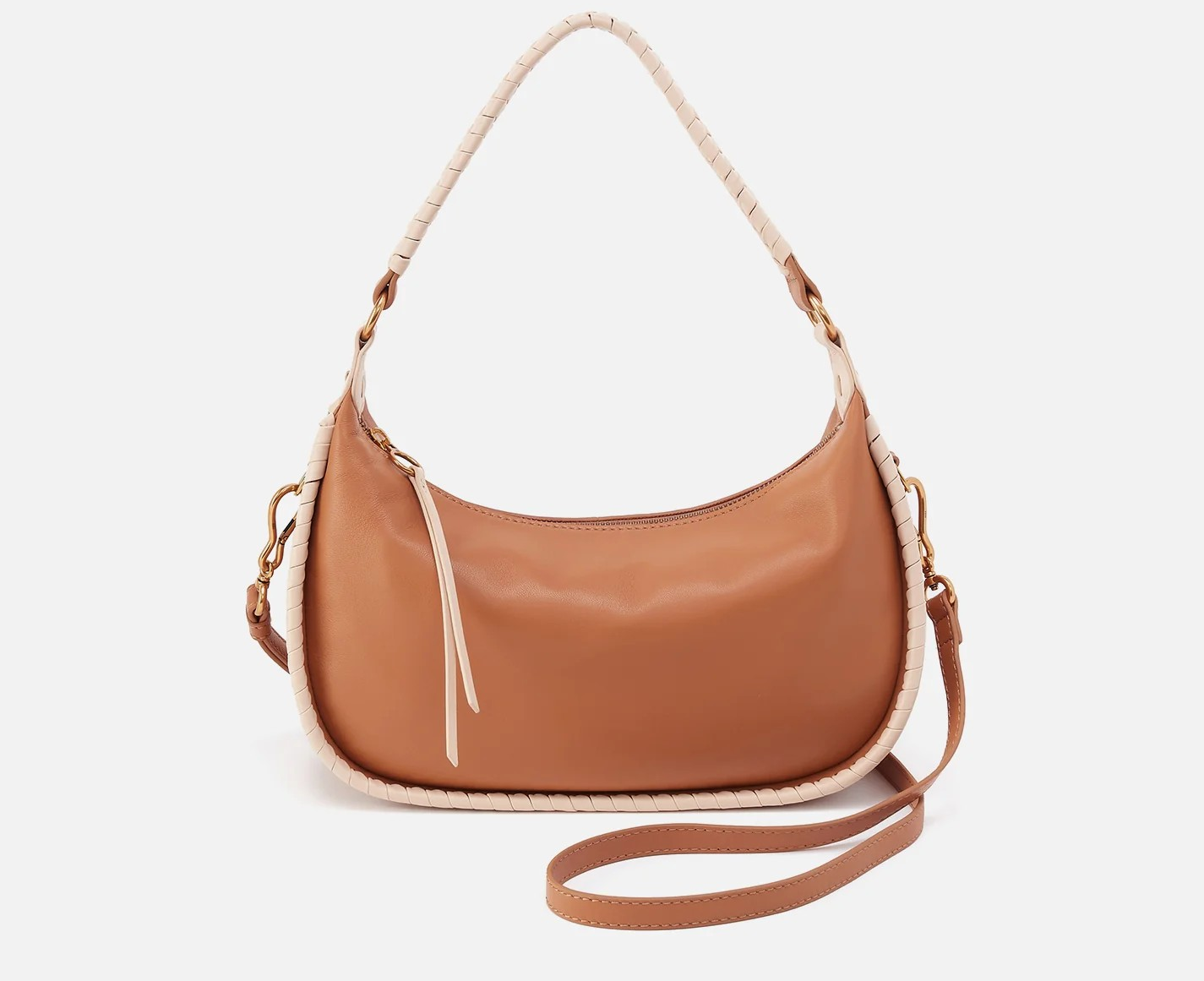 MIA CRESCENT SMALL HOBO - WARM CASHEW