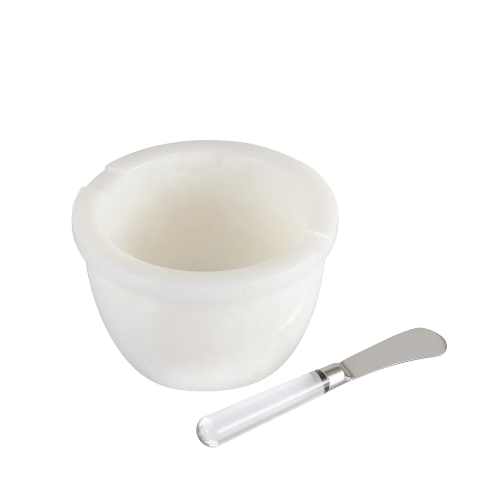 White Swirl Acrylic Deligance with Spreader