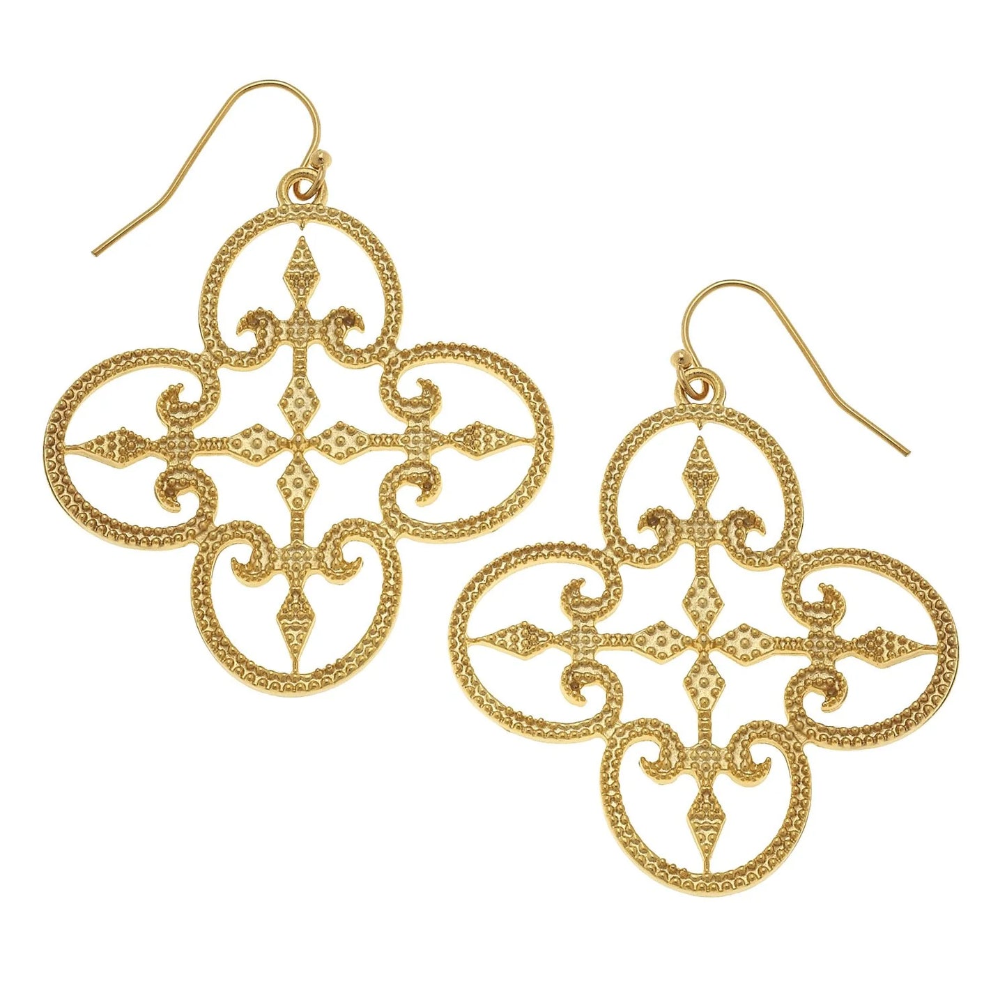 Filigree Clover Earrings