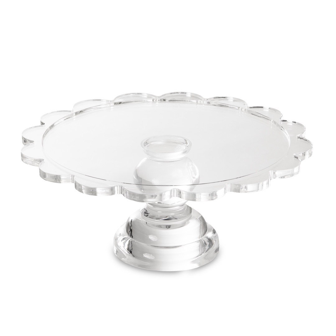 Coco Clear Acrylic Pedestal Server-Large