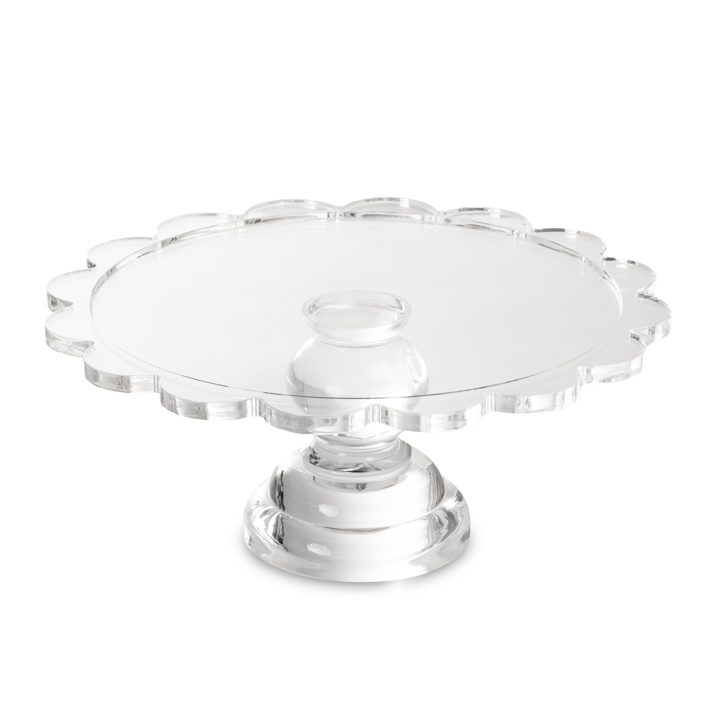 Coco Clear Acrylic Pedestal Server-Small