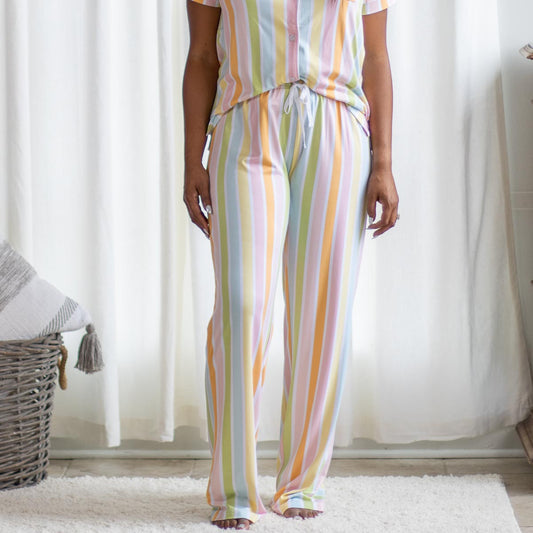 Candy Stripe Sleep Pant - Large