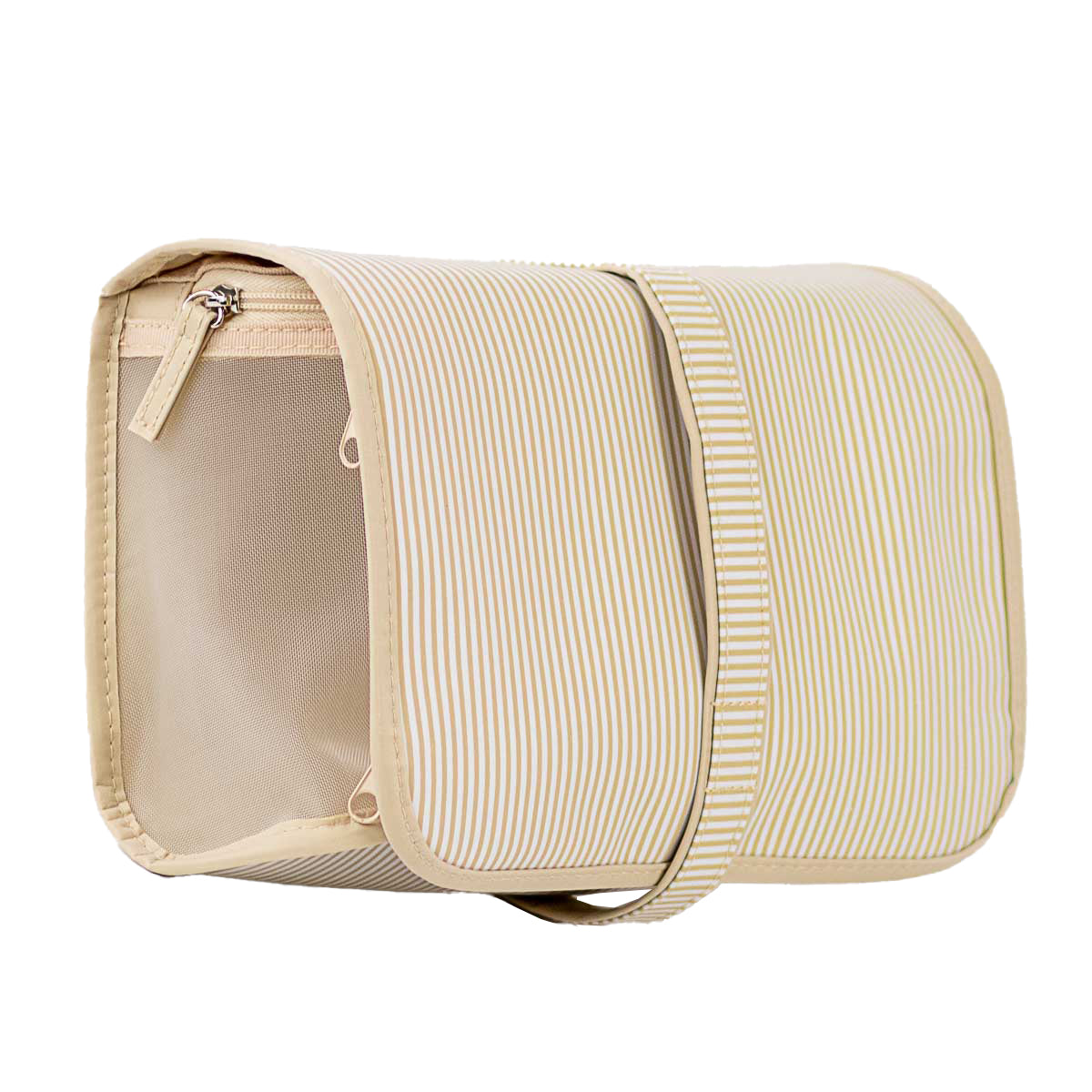 Pinstripe Travel Cosmetic