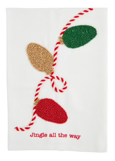 Lights Christmas Bead Towel