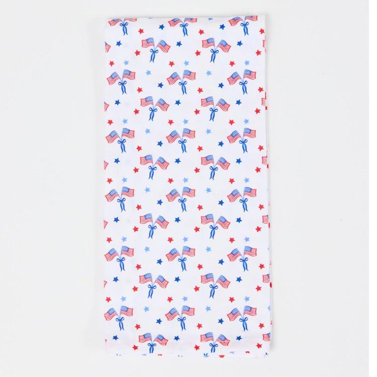 American Flag Tea Towel