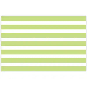 Lime Green Cabana Stripe Table Runner
