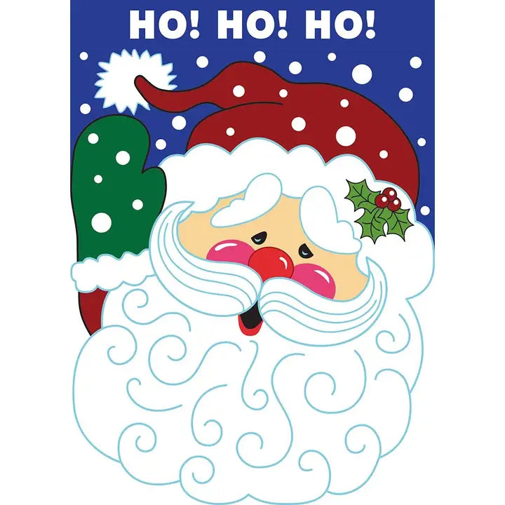 Santa Poly Garden Flag