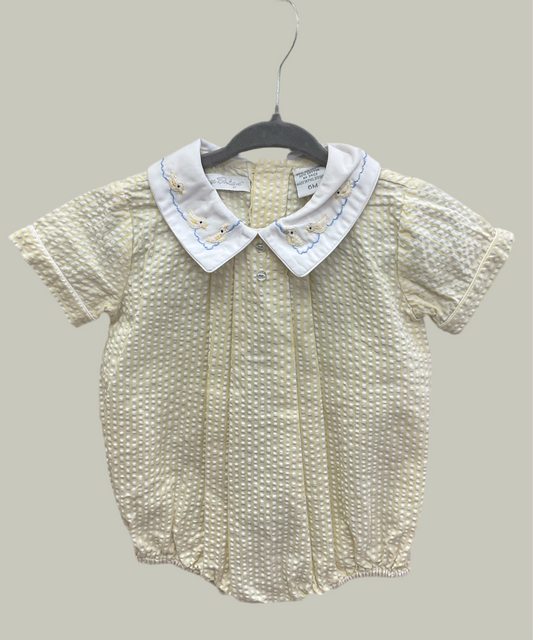 Duck Stitched Yellow Bubble -6M