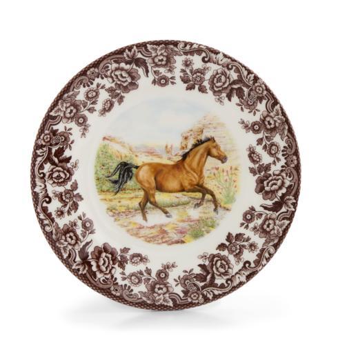 Woodland Salad Plates - Horses
