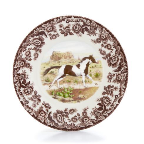 Woodland Salad Plates - Horses