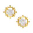 Cross Pearl Stud