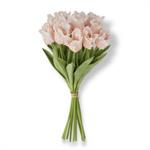 Real Touch Parrot Tulip Bundle -Light Peach