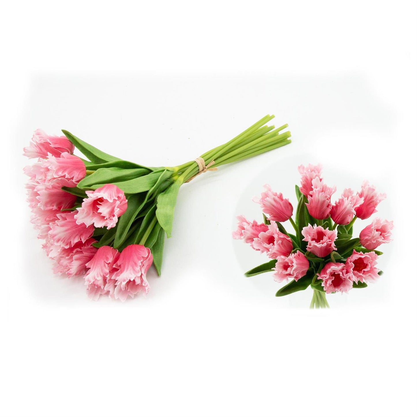 Real Touch Parrot Tulip Bundle - Rose