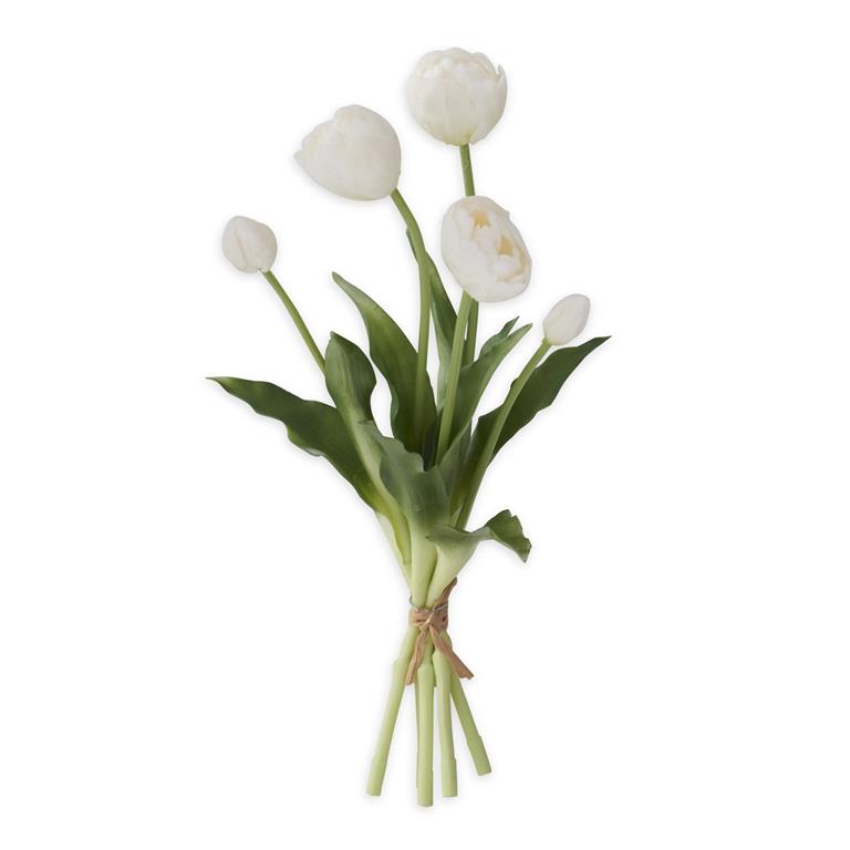 15 Inch  Real Touch Tulip Bud & Bloom Bundle