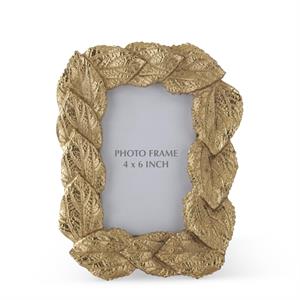 Gold Leaf Metal Photo Frames
