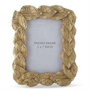 Gold Leaf Metal Photo Frames